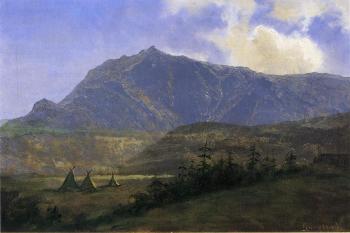 Albert Bierstadt : Indian Encampment